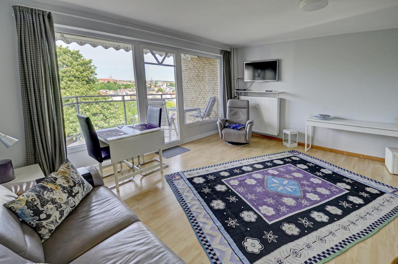 Fewo1846 - Bellevue - Sonnige 2-Zimmer-Wohnung Mit Balkon Und Hafenblick เฟลนส์บวร์ก ภายนอก รูปภาพ